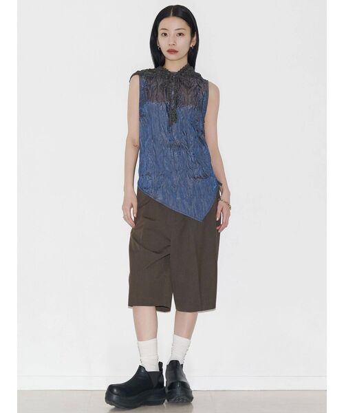 tシャツ 「VEQUM」CRASH WRINKLE TOPS レディース VEQUM tシャツ 「VEQUM」CRASH WRINKLE TOPS レディース