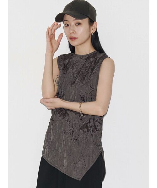 tシャツ 「VEQUM」CRASH WRINKLE TOPS レディース VEQUM tシャツ 「VEQUM」CRASH WRINKLE TOPS レディース