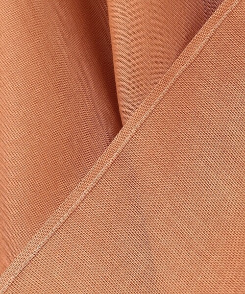 23区 ブラウス シャツ 「洗える」ソフトシアーフィルム ギャザー