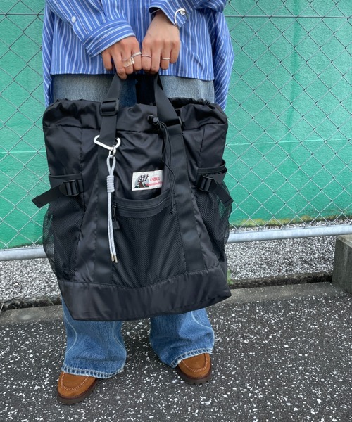CARIBOU カリブーマウンテニアリン　黒　リュック　バックパックトートバッグ 楽天市場】【100円OFFクーポン対象】【返品交換送料無料