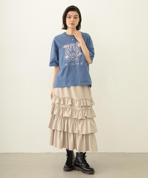 MILKFED.（ミルクフェド） スカート SOLID DIRNDL SKIRT : ZOZOTOWN