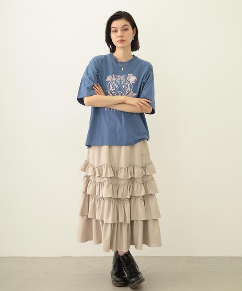 MILKFED.（ミルクフェド） スカート SOLID DIRNDL SKIRT : ZOZOTOWN