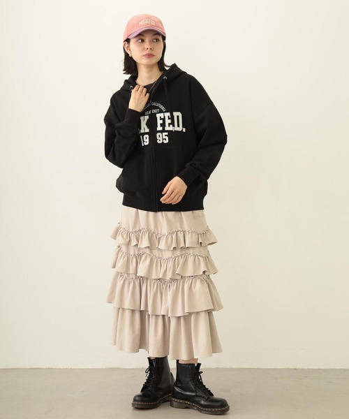MILKFED.（ミルクフェド） スカート SOLID DIRNDL SKIRT : ZOZOTOWN