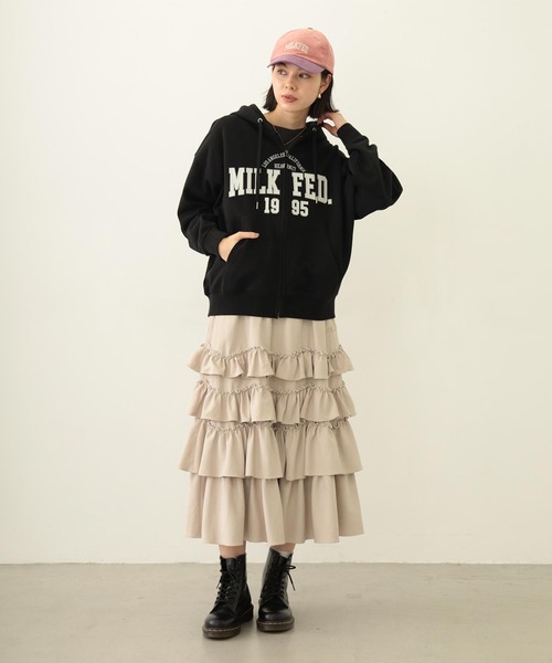 MILKFED.（ミルクフェド） スカート SOLID DIRNDL SKIRT : ZOZOTOWN