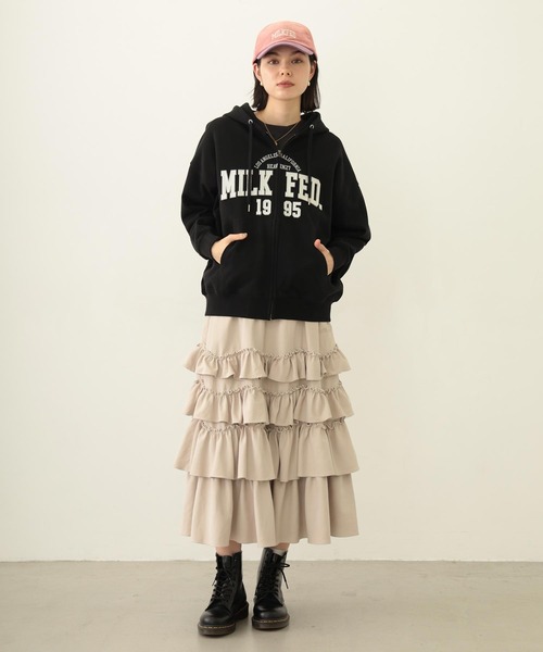 MILKFED.（ミルクフェド） スカート SOLID DIRNDL SKIRT : ZOZOTOWN