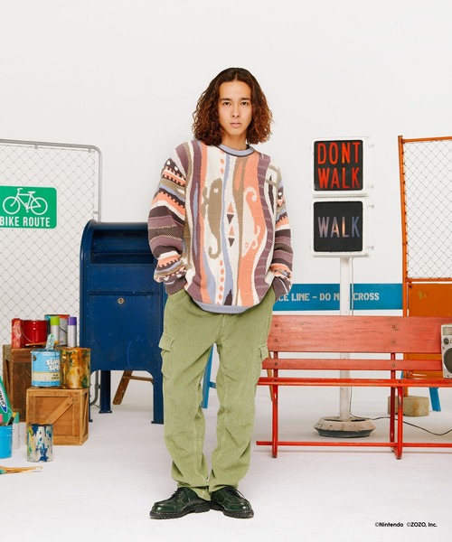 スプラトゥーン3 ZOZO ニット ホエール L ポスター 冊子 ストラップ