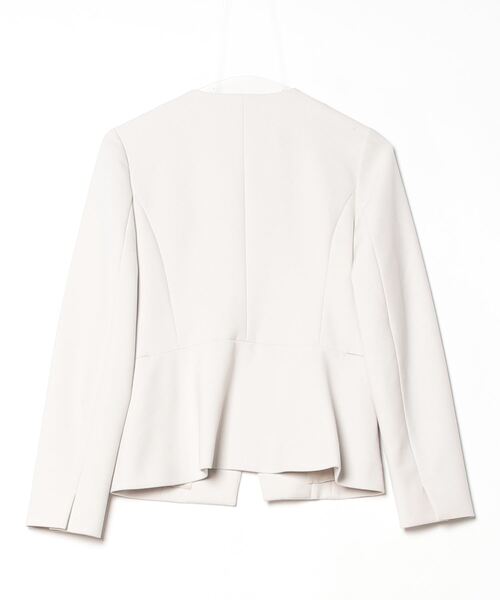 ユナイテッドアローズ　リネンノーカラージャケット　ベージュ　36 UNITED ARROWS 「UNITED ARROWS」 ノーカラージャケット 36
