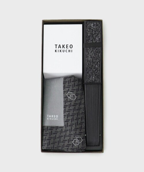 TAKEO KIKUCHI 「BOXセット」扇子＋ハンカチ セット : ZOZOTOWN