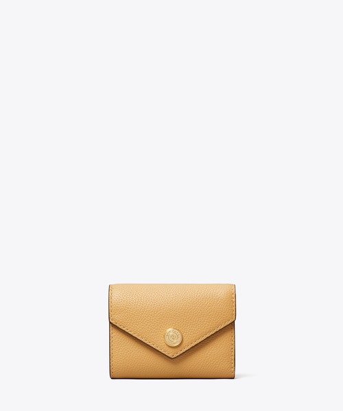 【Tory Burch】ソフトペブルドレザー エンベロープ ウォレット ソフトペブルドレザー エンベロープ ウォレット: レディース