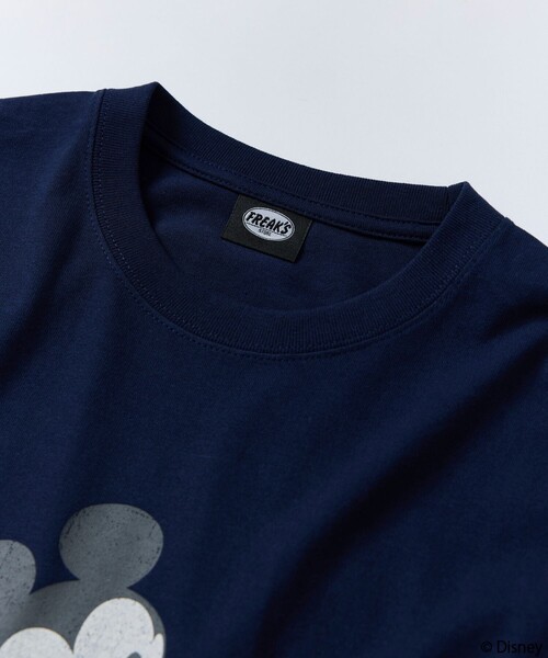 「FREAK'S STORE」 半袖Tシャツ「Disneyコラボ」 MEDIUM ネイビー メンズ