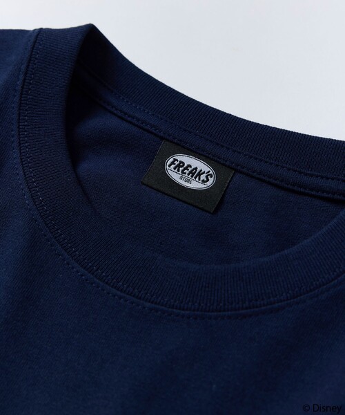 「FREAK'S STORE」 半袖Tシャツ「Disneyコラボ」 MEDIUM ネイビー メンズ