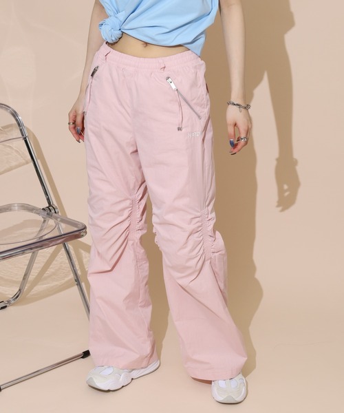 NERDY パンツ ニーシャーリングウーブンパンツ メンズ レディース