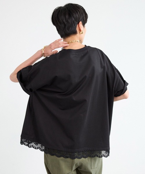 tシャツ BARNYARDSTORM / レースヘムプルオーバー レディース BARNYARDSTORM tシャツ / レースヘムプルオーバー レディース