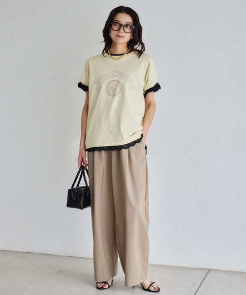 tシャツ BARNYARDSTORM / レースヘムプルオーバー レディース BARNYARDSTORM tシャツ / レースヘムプルオーバー レディース