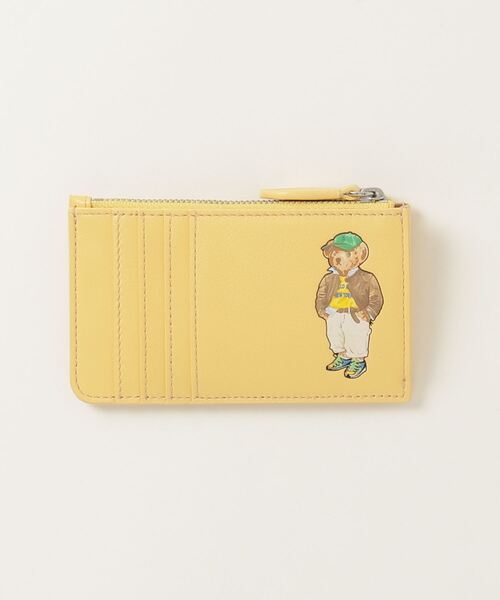 POLO RALPH LAUREN カードケース Polo ベア レザー ジップ