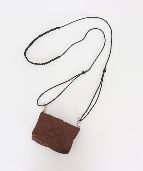 バッグ GLIMCLAP Two pockets design mini bag GLIMCLAP グリムクラップ ポーチ Two pockets design mini bag