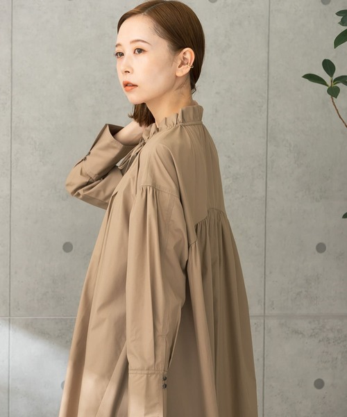 URBAN RESEARCH ROSSO 長袖カットソーワンピース セール】 2wayネックリブカットソーワンピース （ワンピース