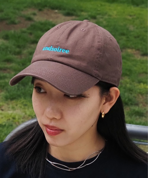 キャップ 帽子 「＆soiree」刺繍ロゴキャップ レディース メンズ | ＆soiree | 03