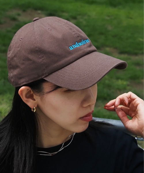 キャップ 帽子 「＆soiree」刺繍ロゴキャップ レディース メンズ | ＆soiree | 05