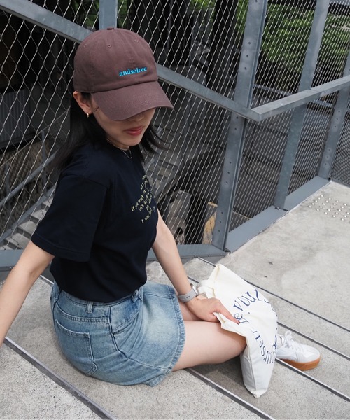 キャップ 帽子 「＆soiree」刺繍ロゴキャップ レディース メンズ | ＆soiree | 07