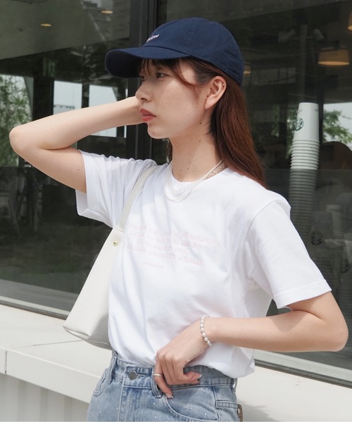 キャップ 帽子 「＆soiree」刺繍ロゴキャップ レディース メンズ | ＆soiree | 10