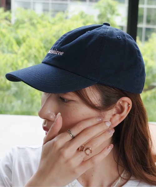 キャップ 帽子 「＆soiree」刺繍ロゴキャップ レディース メンズ | ＆soiree | 12