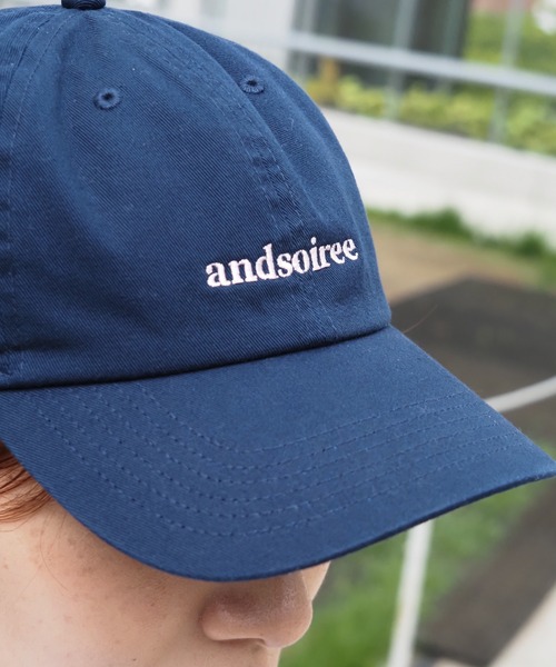 キャップ 帽子 「＆soiree」刺繍ロゴキャップ レディース メンズ | ＆soiree | 14