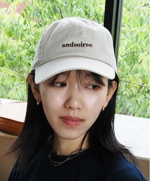 キャップ 帽子 「＆soiree」刺繍ロゴキャップ レディース メンズ | ＆soiree | 18