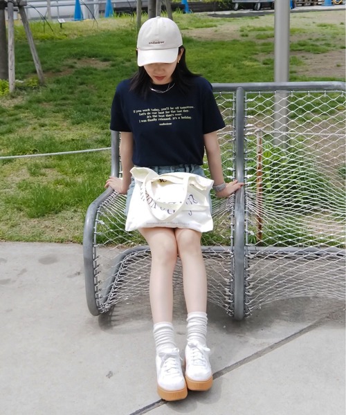 キャップ 帽子 「＆soiree」刺繍ロゴキャップ レディース メンズ | ＆soiree | 19