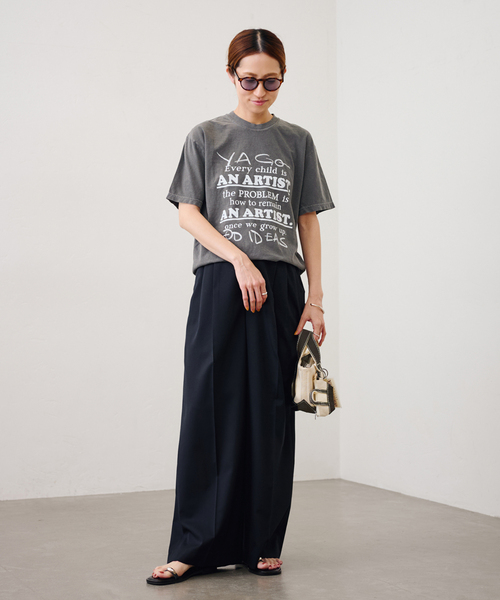 tシャツ YA GOOD IDEAS × KIBITZ HANDWKS MESSAGE TSHIRT レディース FRAMeWORK tシャツ YA GOOD IDEAS × KIBITZ HANDWKS MESSAGE