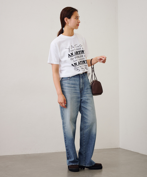 FRAMeWORK tシャツ YA GOOD IDEAS × KIBITZ HANDWKS MESSAGE