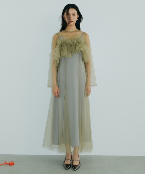 ⚠️値下げしました【ANDRESD】チュールドレス ANDRESD ドレス マルチウェイボリュームチュールドレス / multiway