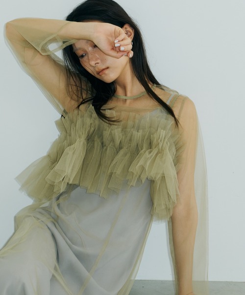 multiway volume tulle dress チュールドレス ANDRESD ドレス マルチ
