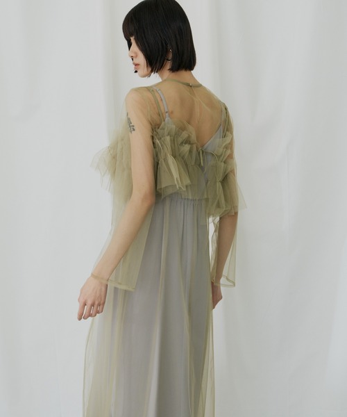 ANDRESD ドレス マルチウェイボリュームチュールドレス / multiway