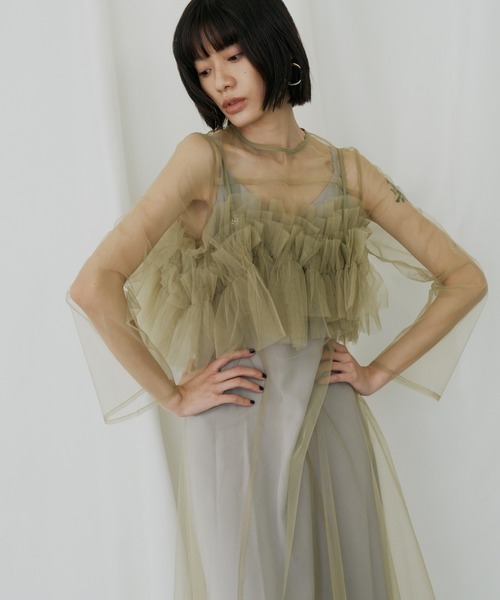 ANDRESD ドレス マルチウェイボリュームチュールドレス / multiway