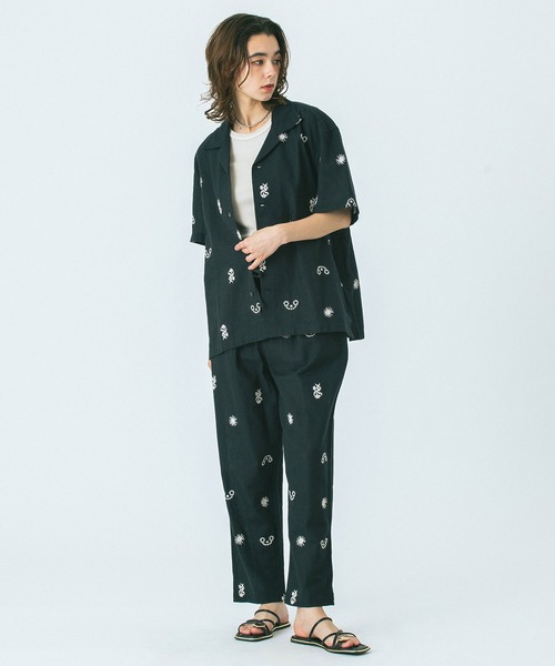 HLAADA パンツ (HLAADA for ROSEBUD)EMBROIDERED PANTS レディース