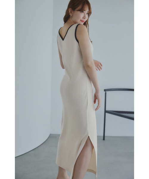 ワンピース Her lip to Logo Long Dress Her Lip to Logo Long Dress