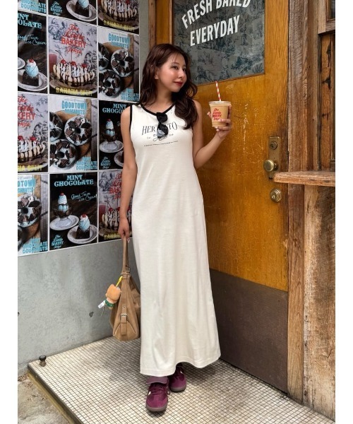 Her lip to ワンピース Logo Long Dress : ZOZOTOWN Yahoo!店