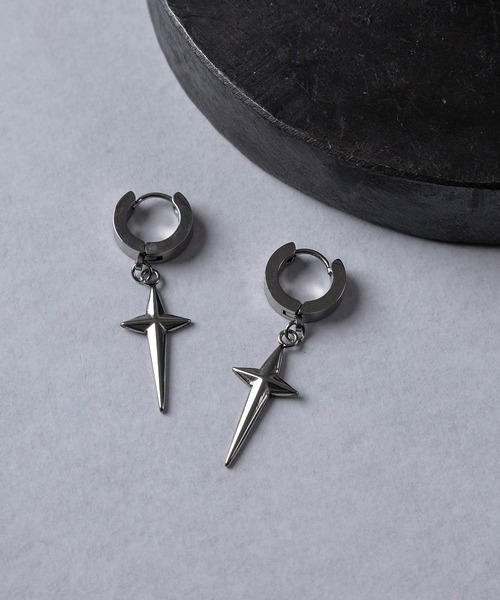 ピアス 「91-1」ステンレス 両耳用 2点セット メンズ レディース