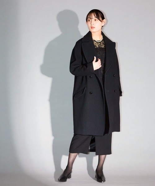 Ranerrh（ラネリ） コート チェスターコート ビッグカラーコート「喪服