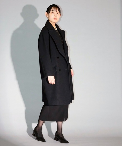 Ranerrh（ラネリ） コート チェスターコート ビッグカラーコート「喪服