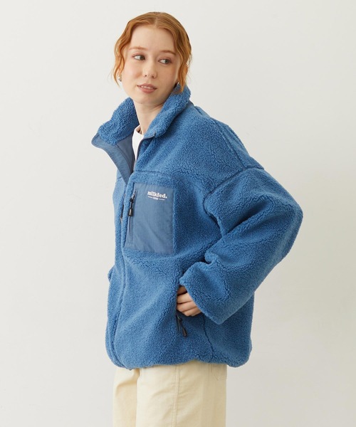MILKFED.（ミルクフェド） ブルゾン アウター LOGO BOA JACKET