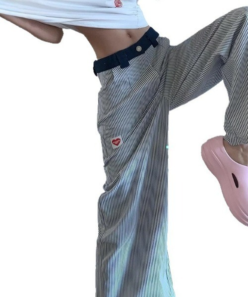 Ritomo De Ricco パンツ ワイドペインターズパンツ レディース