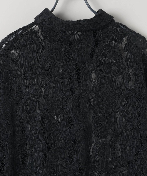 JEANASIS（ジーナシス） ブラウス シャツ フロッキーレースシャツSS