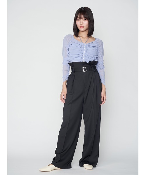 FRAY I.D（フレイ・アイディー） スラックス 0 アイボリー レディース