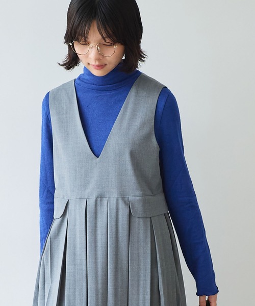 bulle de savon（ビュルデサボン） ジャンパースカート 「early spring