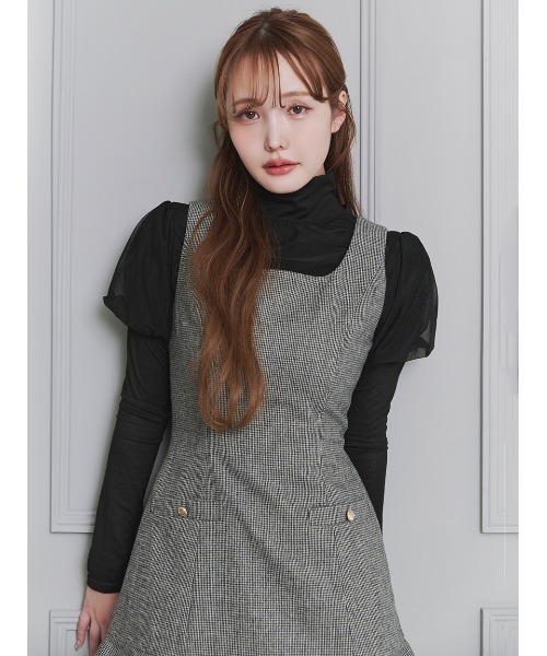 千鳥格子 ワンピースのおすすめ人気商品一覧 通販 - Yahoo!ショッピング