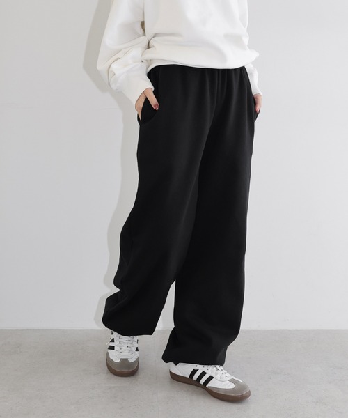 ANME スウェットパンツ ジャージ ワンポイントロゴ刺繍スウェット