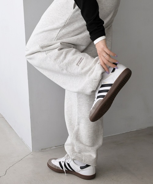 ANME スウェットパンツ ジャージ ワンポイントロゴ刺繍スウェット