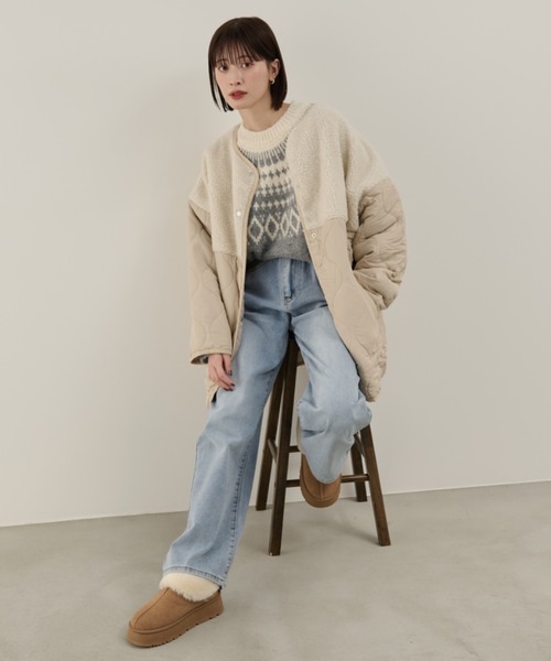 Shelly island（シェリーアイランド） ニット セーター ノルディック